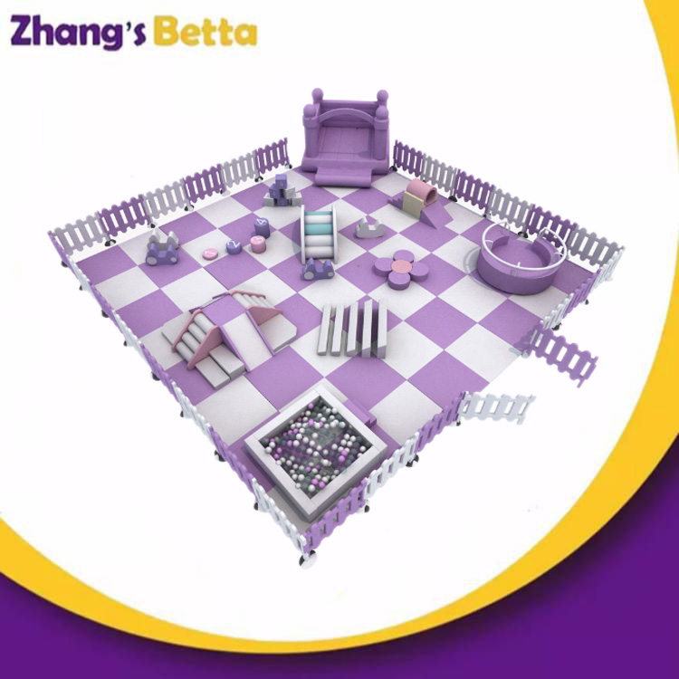 Bettaplay Soft Play Package Kids Purple Inflatable Castle Indoor Equipment