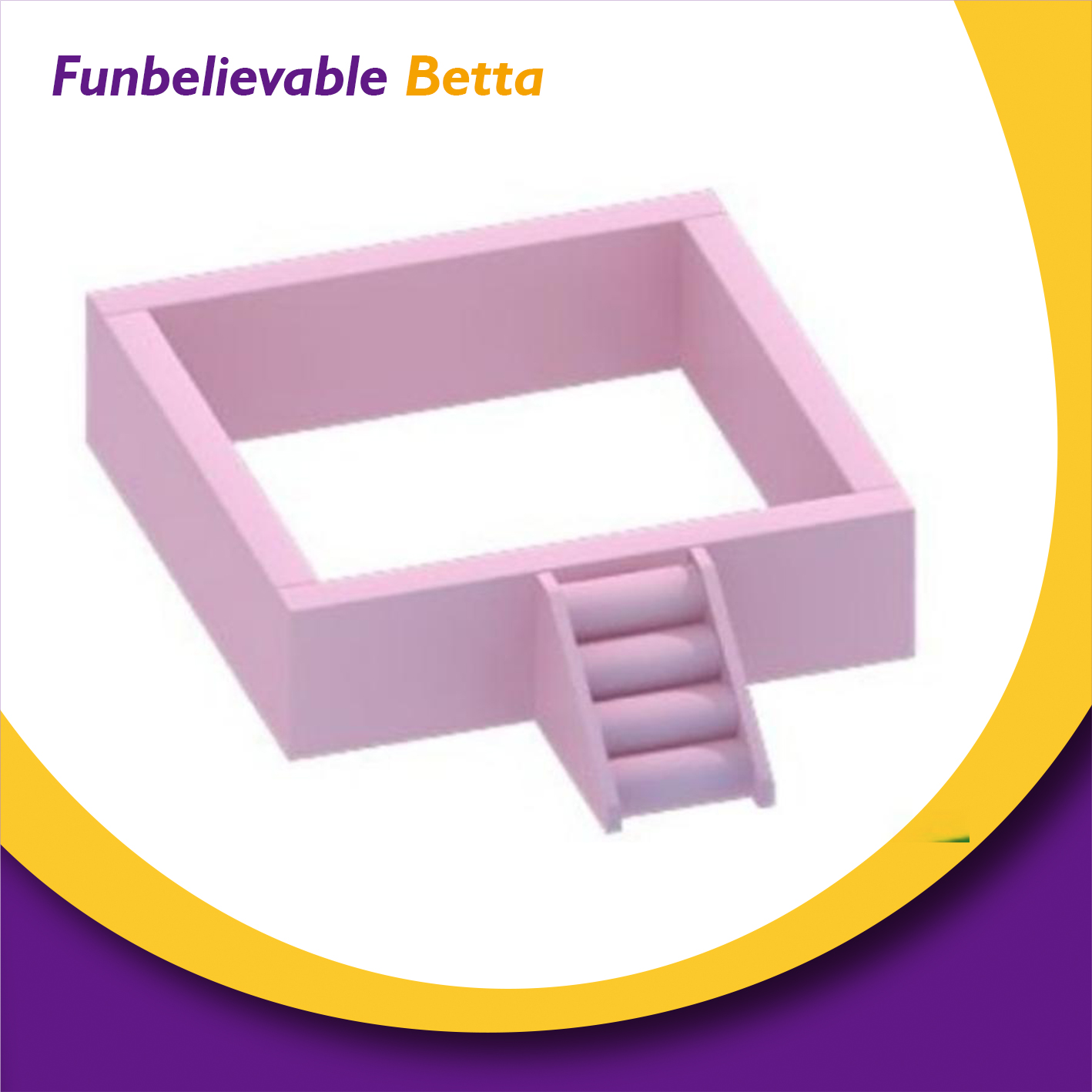 Bettaplay Lovely Pink softplay equipment package equipment for party hire