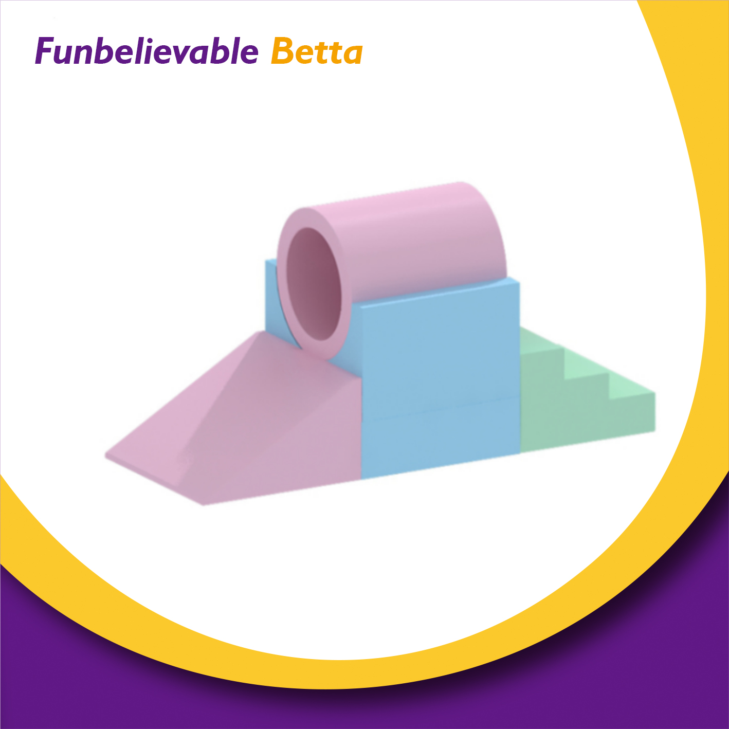 Bettaplay Lovely Pink softplay equipment package equipment for party hire