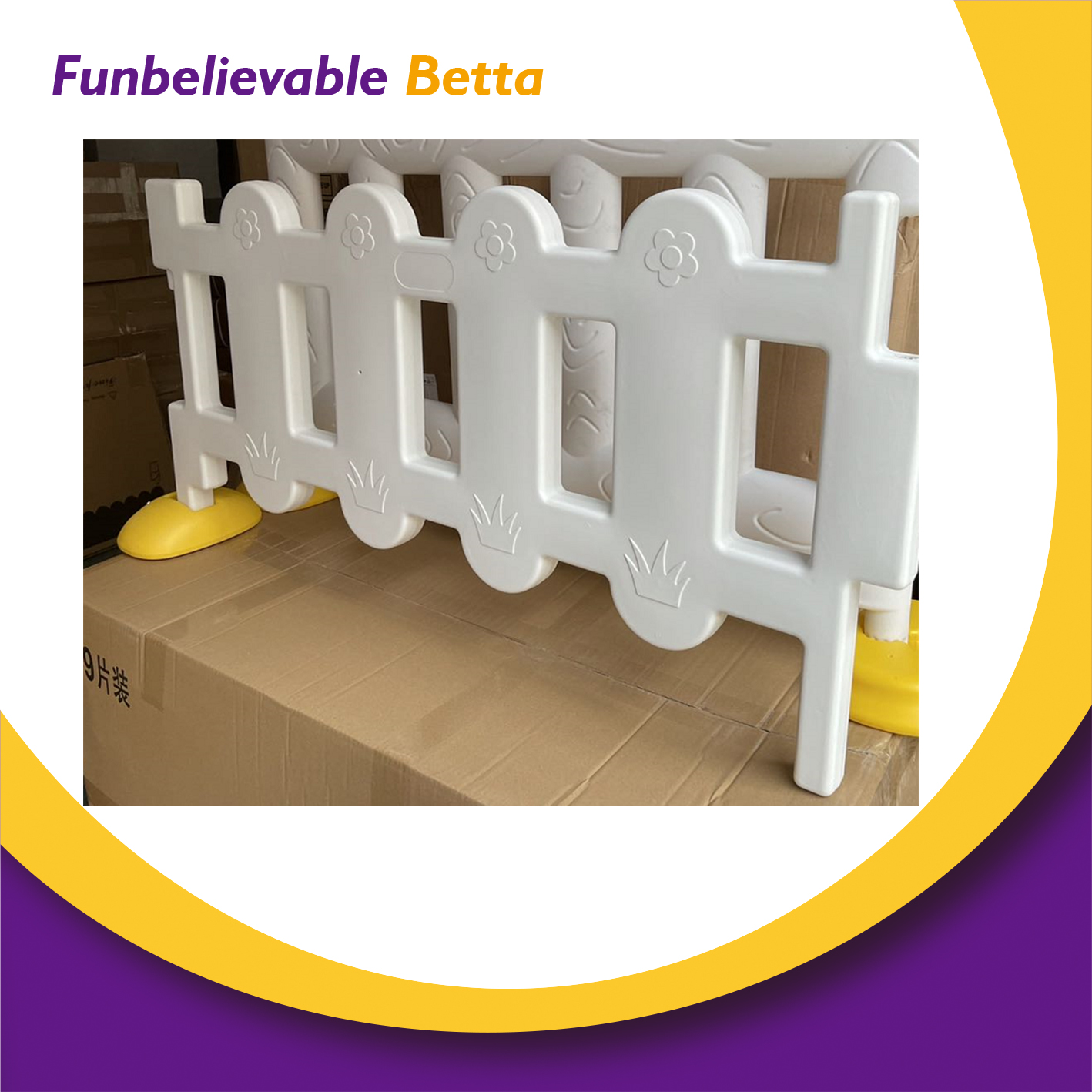 Bettaplay plastic kids baby playpen fence soft play equipment indoor playground
