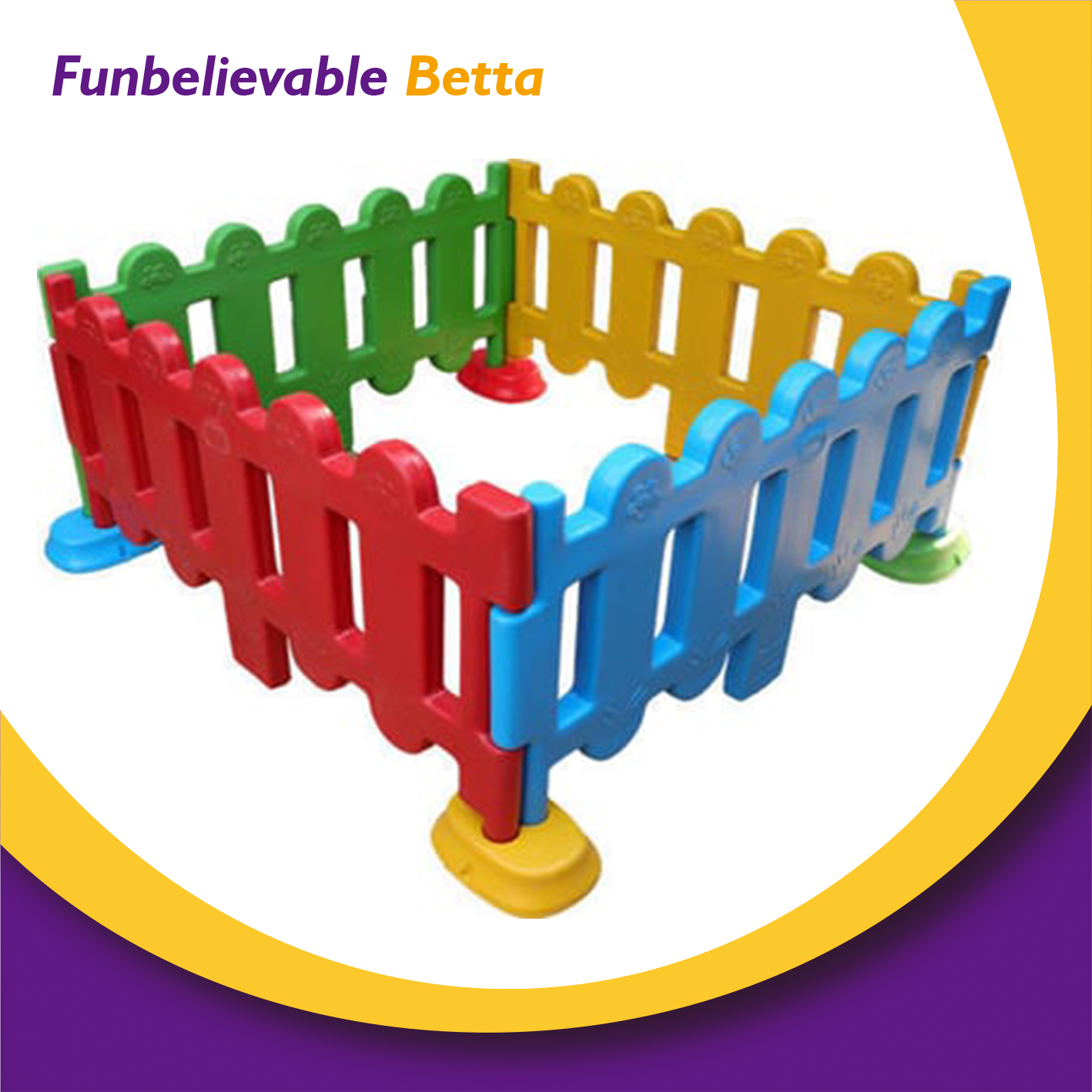 Bettaplay plastic kids baby playpen fence soft play equipment indoor playground