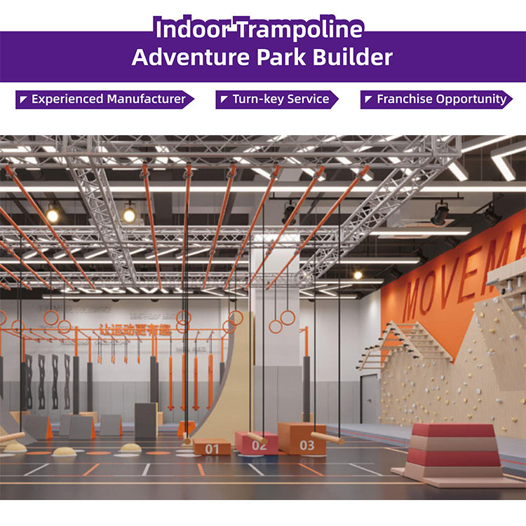 Indoor and Outdoor Kids Play Equipment, Ninja Obstacle & Parkour Course Set