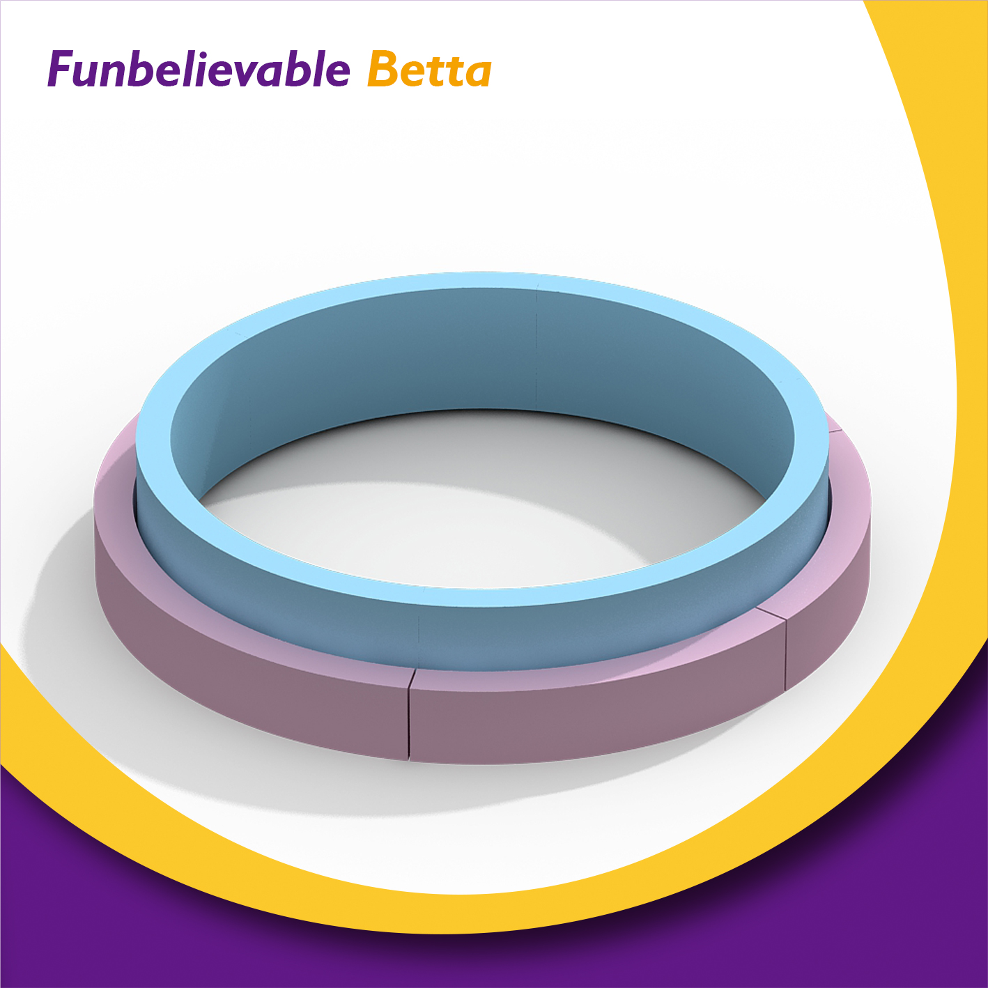 Bettaplay party rental soft play birthday party double circle round ball pit