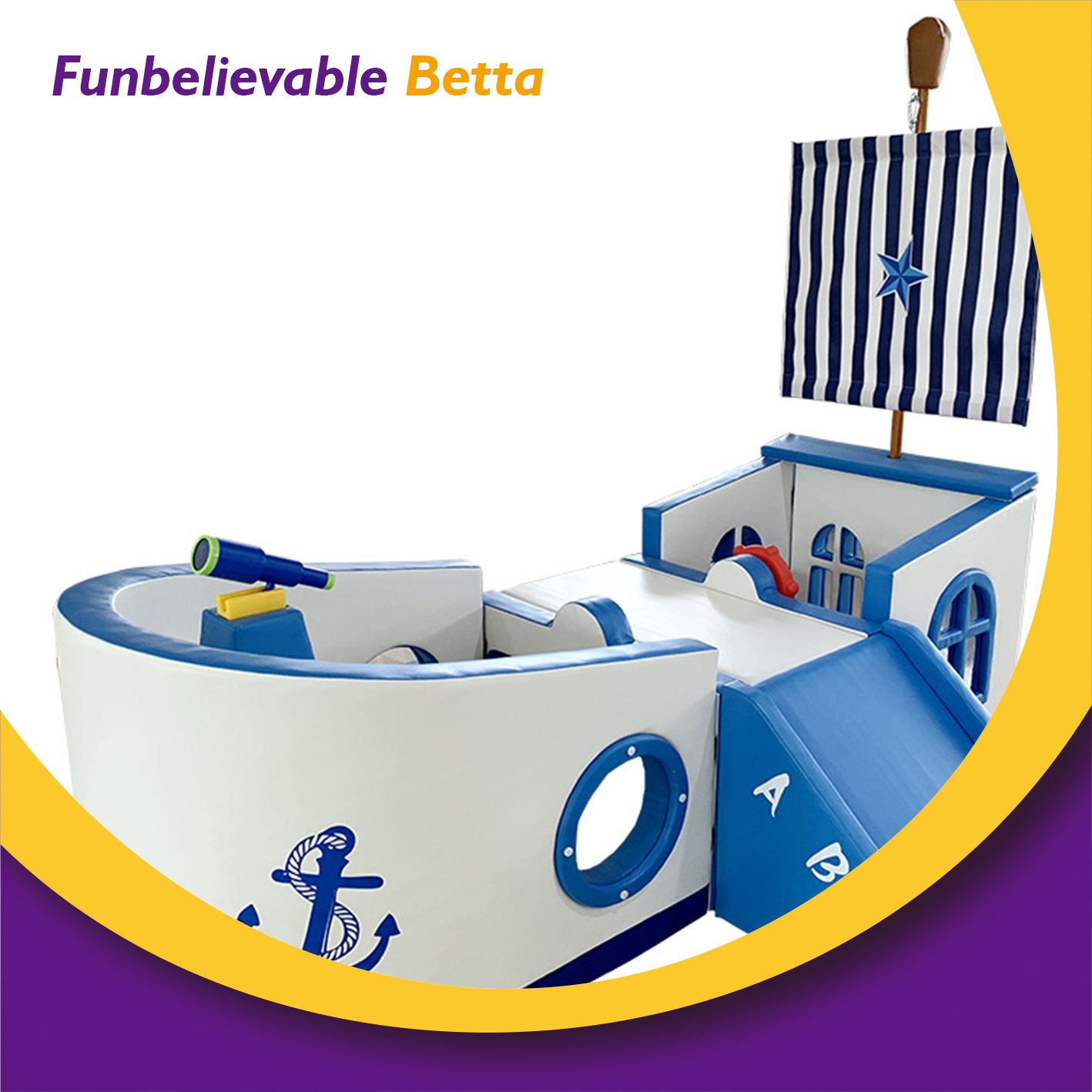 Bettaplay Customized size and color kids zone indoor soft play area indoor playground equipment