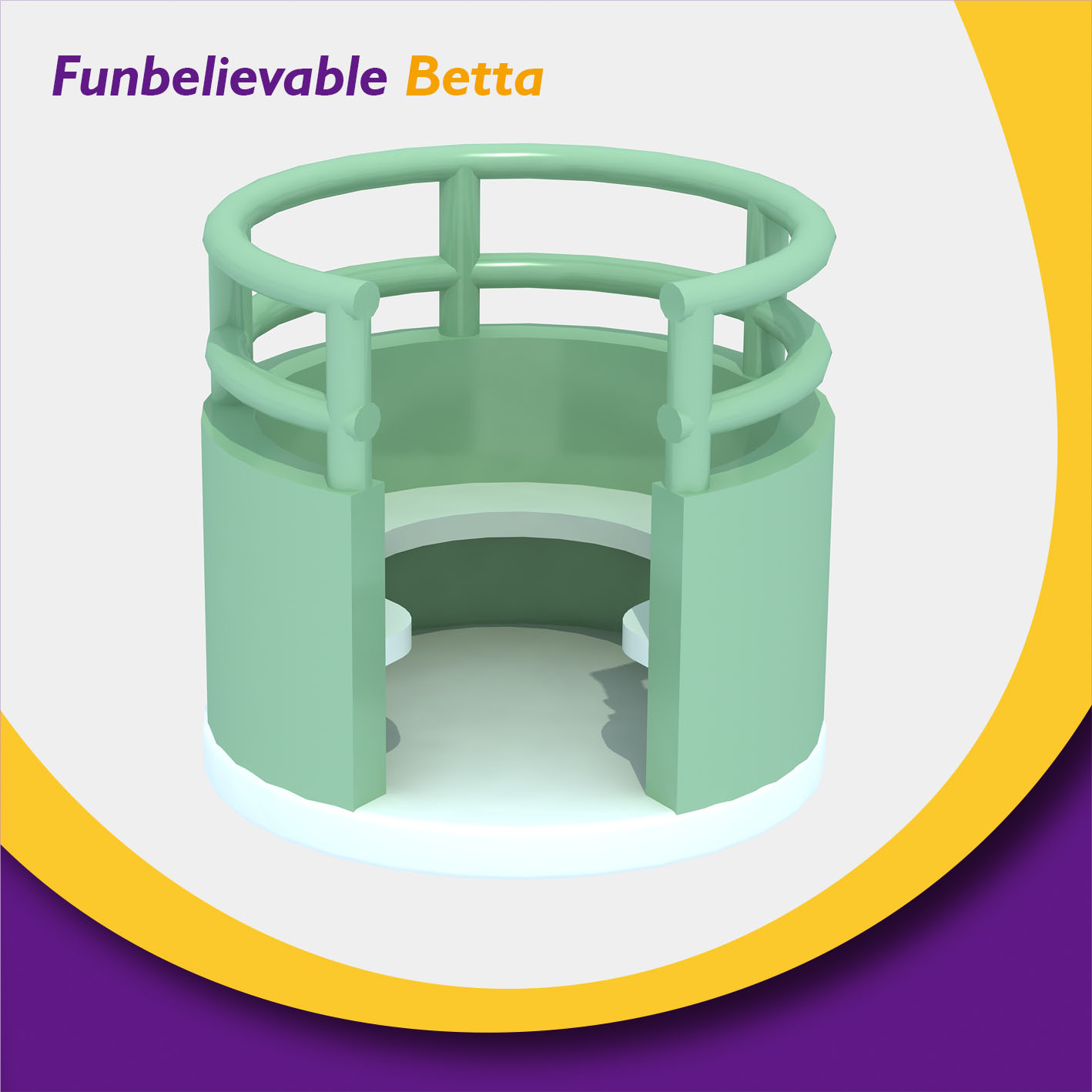 Bettaplay soft play animal carrousel soft play spinning seat for kids
