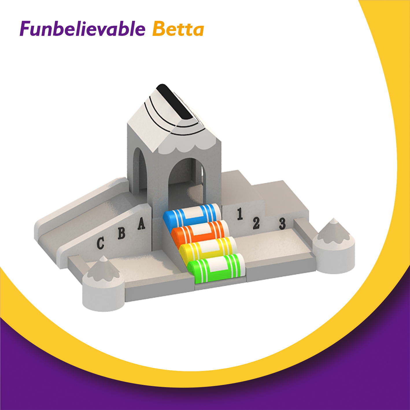 Bettaplay Customized size and color kids zone indoor soft play area indoor playground equipment