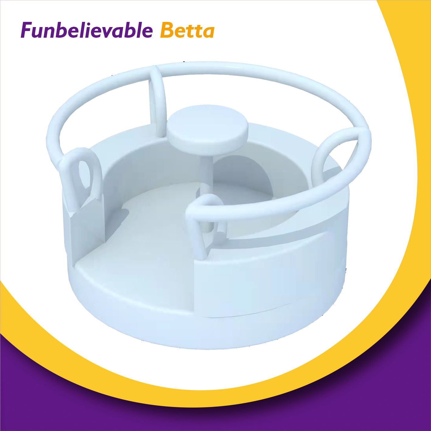 Bettaplay soft play animal carrousel soft play spinning seat for kids