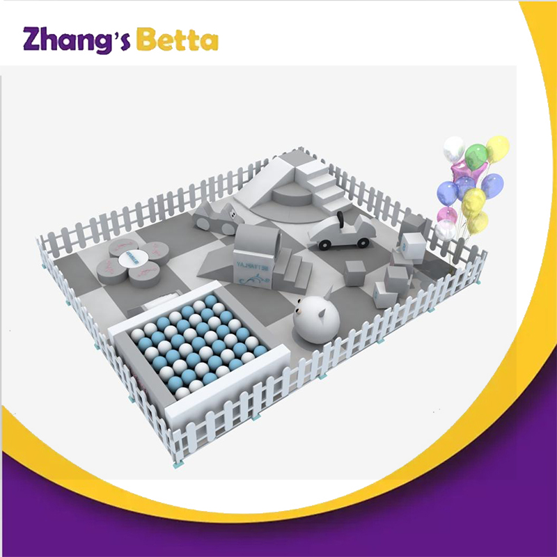 Bettaplay Grey and White Indoor Playrgound Commercial Soft Play equipment for sale
