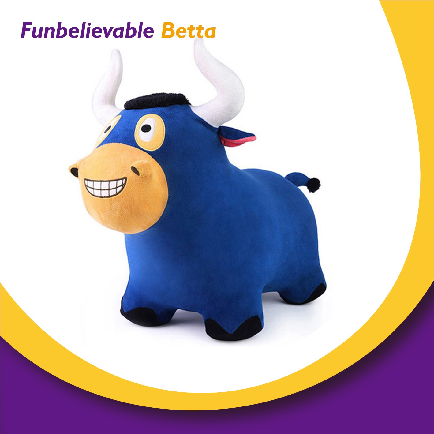 Bettaplay Inflatable Animal Hopper Toys Kid's Bouncing Jumping Horse