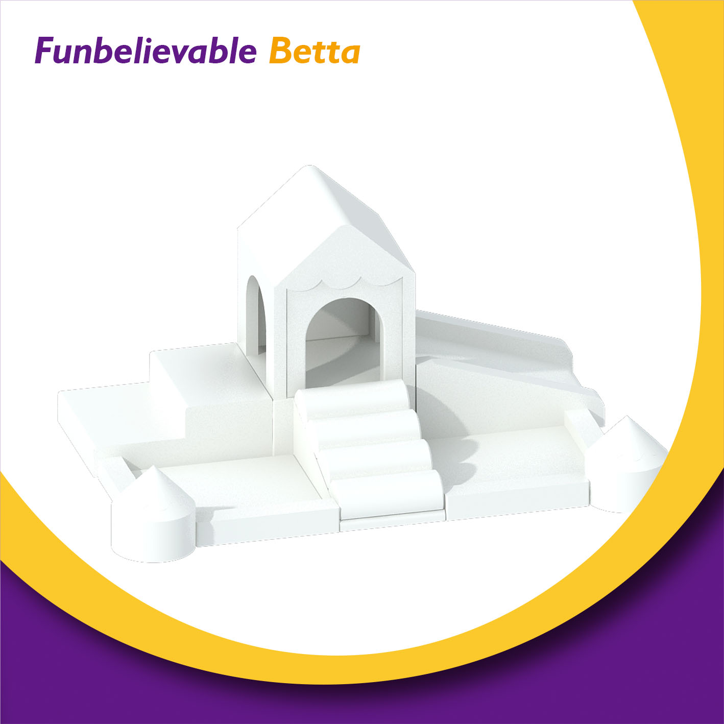 Bettaplay soft play party rental pencil castle soft play house set for kids