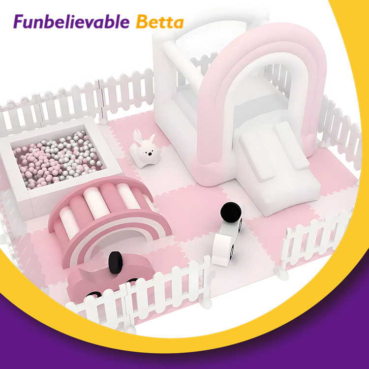 Bettaplay multifunction indoor climb and slide soft play equipment for indoor playground