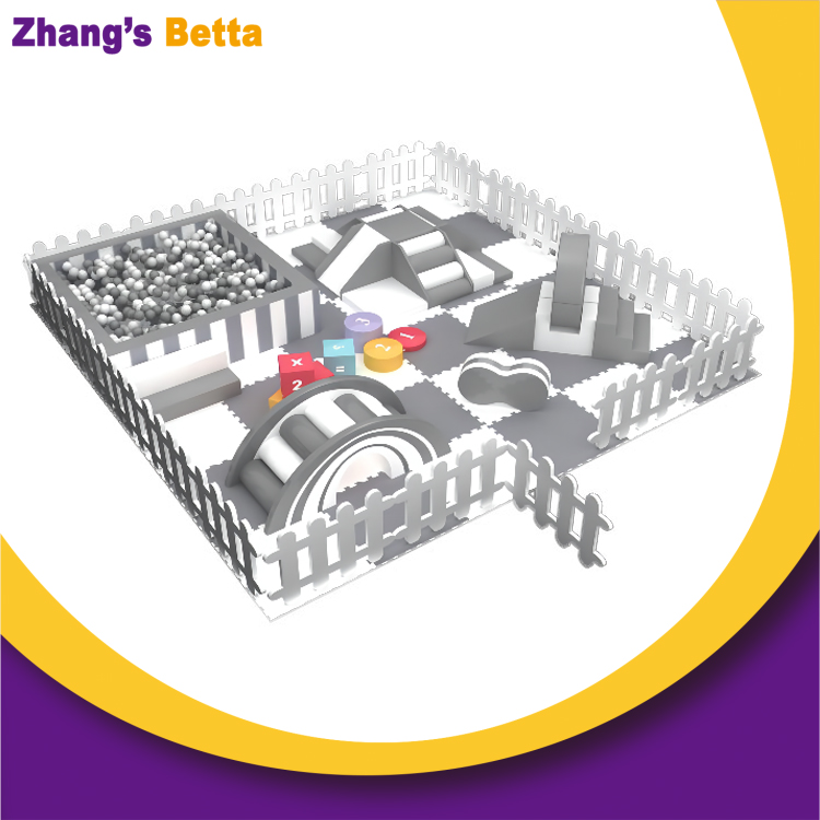 Bettaplay Kids Grey Bouncy Castle Slide Indoor Soft Play Package