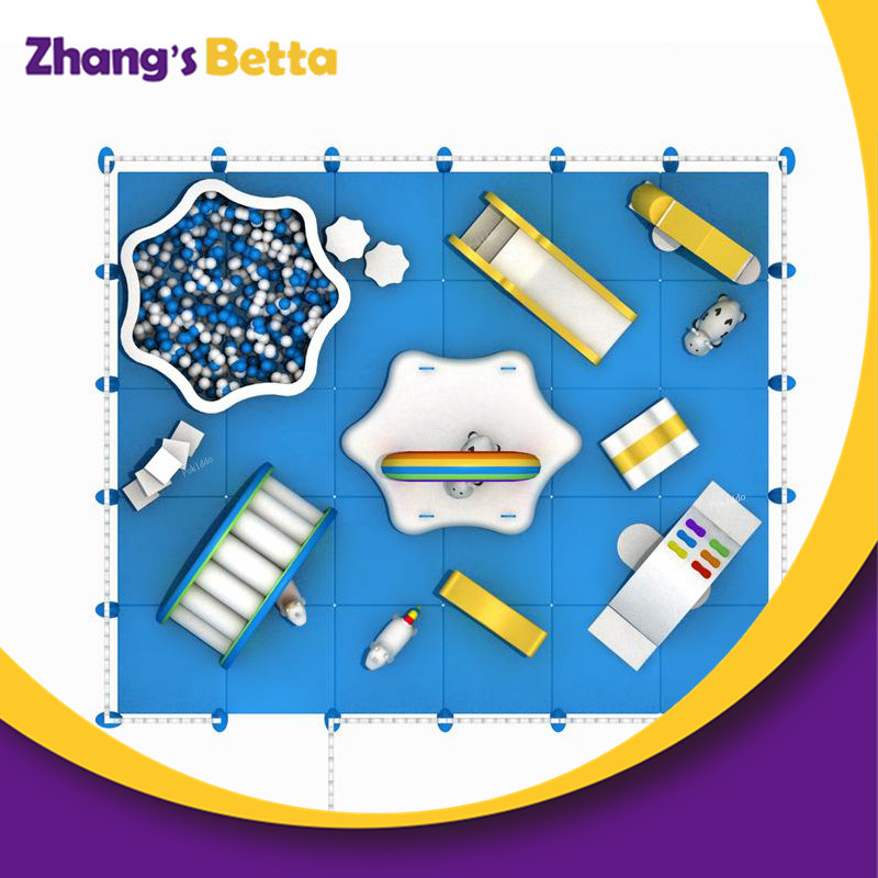 Bettaplay Party hire pastel soft play equipment set soft play package for kids